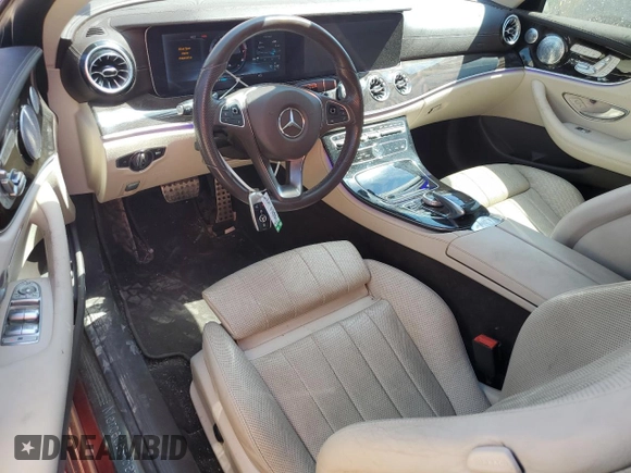 2018 Mercedes-Benz E-Class E 400 with VIN WDD1K6FB1JF033359, listed as a Copart auction lot 48851665 with 49,533 mi miles and Salvage Title. Bid and sale history available at carsss.com. Image 8.