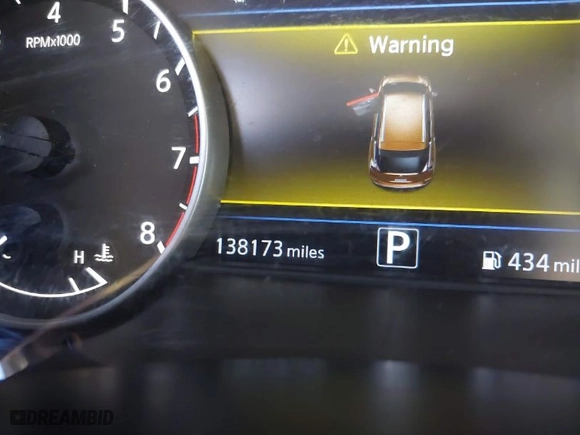 2015 Nissan Murano Platinum with VIN 5N1AZ2MH4FN208380, listed as a IAAI auction lot 41823307 with 138,173 mi miles. Bid and sale history available at carsss.com. Image 15.