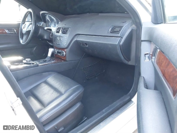 2009 Mercedes-Benz C-Class 3.0L Sport with VIN WDDGF54X09R079797, listed as a IAAI auction lot 41753647 with 244,473 mi miles. Bid and sale history available at carsss.com. Image 5.