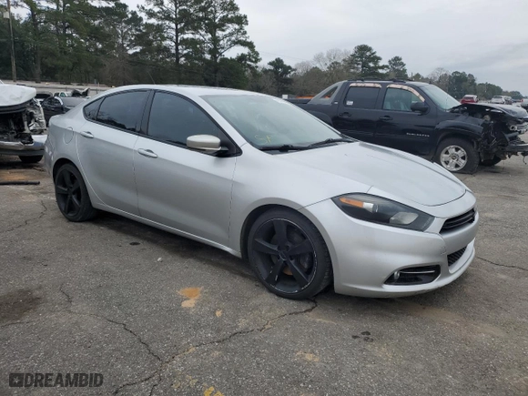 2013 Dodge Dart GT with VIN 1C3CDFCB9DD100134, listed as a Copart auction lot 45746885 with 158,268 mi miles and Salvage Title. Bid and sale history available at carsss.com. Image 4.