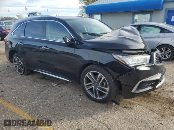 2018 Acura MDX w/Advance/Entertainment Pkg with VIN 5J8YD4H94JL000960, listed as a Copart auction lot 80648594 with 0 mi miles and Salvage Title. Bid and sale history available at carsss.com. Image 4.