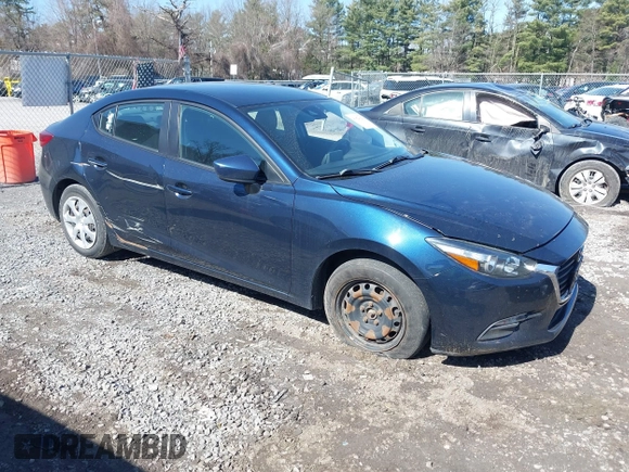 2018 Mazda 3 Sport with VIN 3MZBN1U77JM162467, listed as a IAAI auction lot 41821629 with 98,782 mi miles and . Bid and sale history available at DreamBid. Image 1.