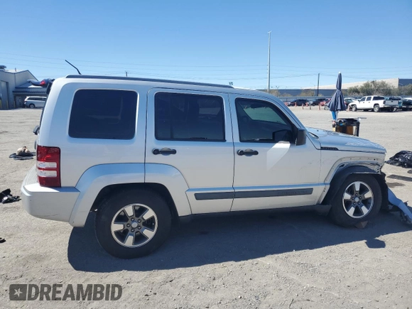 2008 Jeep Liberty Sport with VIN 1J8GP28K58W164812, listed as a Copart auction lot 50407975 with 120,131 mi miles and Salvage Title. Bid and sale history available at carsss.com. Image 3.