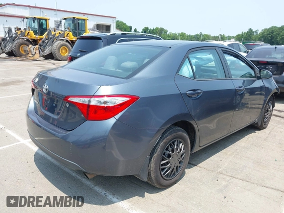 2014 Toyota Corolla L with VIN 2T1BURHEXEC150874, listed as a IAAI auction lot 42381275 with 183,022 mi miles and . Bid and sale history available at DreamBid. Image 4.