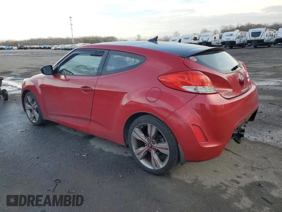 2012 Hyundai Veloster w/Gray Int with VIN KMHTC6AD6CU077585, listed as a Copart auction lot 84170474 with 101,723 mi miles and Salvage title. Bid and sale history available at DreamBid. Image 2.