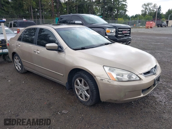 2004 Honda Accord EX with VIN 1HGCM66514A061236, listed as a IAAI auction lot 42565461 with 214,605 mi miles and . Bid and sale history available at DreamBid. Image 1.