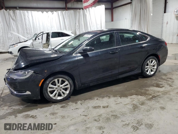 2015 Chrysler 200 Limited with VIN 1C3CCCAG0FN516523, listed as a Copart auction lot 80368234 with 83,943 mi miles and Salvage Title. Bid and sale history available at carsss.com. Image 1.