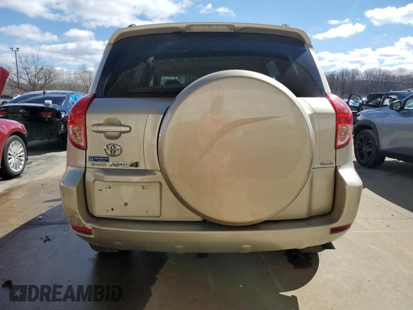 2008 Toyota RAV4 Ltd with VIN JTMBK31VX86045020, listed as a Copart auction lot 47811305 with 63,722 mi miles and Salvage Title. Bid and sale history available at carsss.com. Image 6.