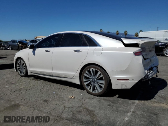 2017 Lincoln MKZ Reserve with VIN 3LN6L5FC1HR612909, listed as a Copart auction lot 50379995 with 109,242 mi miles and Salvage title. Bid and sale history available at DreamBid. Image 2.
