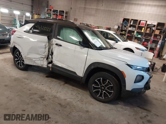 2021 Chevrolet TrailBlazer ACTIV with VIN KL79MSSL3MB163182, listed as a IAAI auction lot 41632021 with 45,506 mi miles and . Bid and sale history available at DreamBid. Image 1.