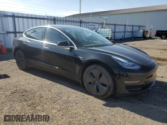 2019 Tesla Model 3 Long Range with VIN 5YJ3E1EB6KF421305, listed as a Copart auction lot 54838355 with 88,111 mi miles and Clean Title. Bid and sale history available at DreamBid. Image 4.