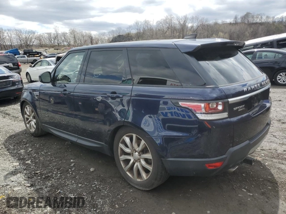 2017 Land Rover Range Rover Sport HSE with VIN SALWR2FVXHA154227, listed as a Copart auction lot 52236065 with 60,604 mi miles and Clean Title. Bid and sale history available at carsss.com. Image 2.