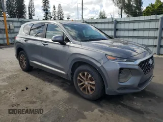 2019 Hyundai Santa Fe SE with VIN 5NMS23ADXKH070632, listed as a Copart auction lot 55621455 with 185,663 mi miles and Clean Title. Bid and sale history available at carsss.com. Image 4.