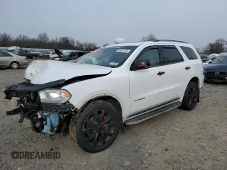 2016 Dodge Durango Citadel Anodized Platinum z VIN 1C4SDJET1GC373479, wystawiony jako Copart lot #88504135 z przebiegiem 78 222 mil mil oraz Szkoda całkowita • Salvage title. Historia ofert i sprzedaży dostępna na DreamBid. Obrazek 1.