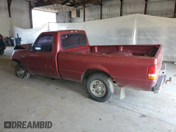 1997 Ford Ranger XLT with VIN 1FTCR10X7VPB61045, listed as a Copart auction lot 58801945 with 333,927 mi miles and Salvage title. Bid and sale history available at DreamBid. Image 2.
