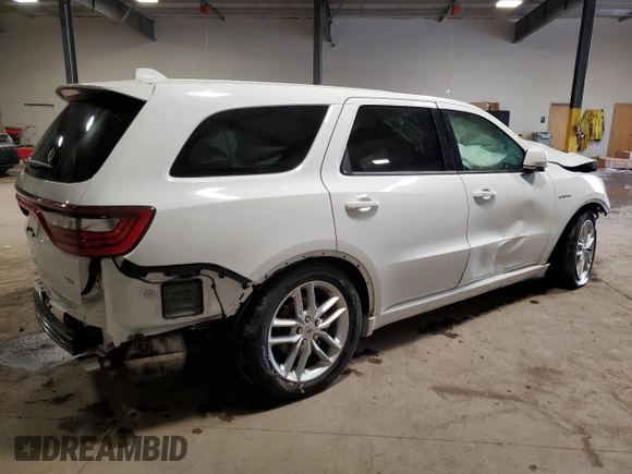 2022 Dodge Durango R/T with VIN 1C4SDHCTXNC157025, listed as a Copart auction lot 58406075 with Not provided miles and Non repairable. Bid and sale history available at DreamBid. Image 3.