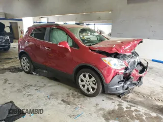 2016 Buick Encore Leather with VIN KL4CJCSB3GB704891, listed as a Copart auction lot 51579815 with 41,775 mi miles and Salvage Title. Bid and sale history available at carsss.com. Image 4.