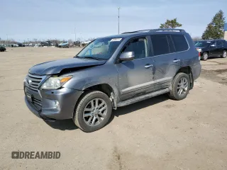 2013 Lexus LX 570 with VIN JTJHY7AX3D4101528, listed as a Copart auction lot 48038215 with 191,861 mi miles and Clean title. Bid and sale history available at DreamBid. Image 1.