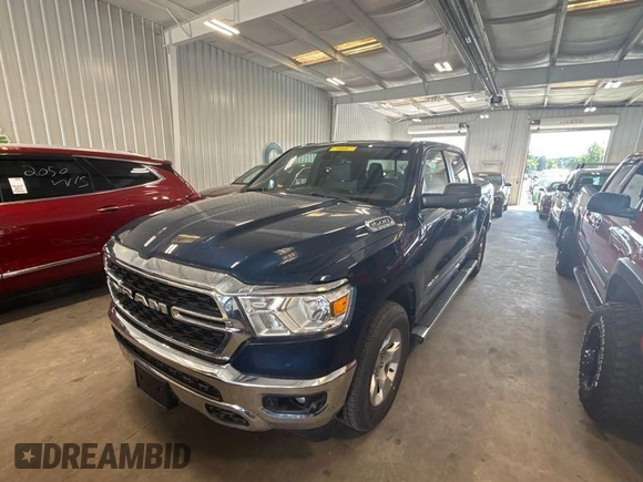 2023 Ram 1500 Big Horn with VIN 1C6RRFFG7PN561014, listed as a IAAI auction lot 42836551 with 24,934 mi miles and . Bid and sale history available at DreamBid. Image 5.