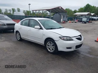 2008 Mazda 3 i Touring *Ltd Avail with VIN JM1BK32G981835454, listed as a IAAI auction lot 42073882 with 222,715 mi miles. Bid and sale history available at carsss.com. Image 1.