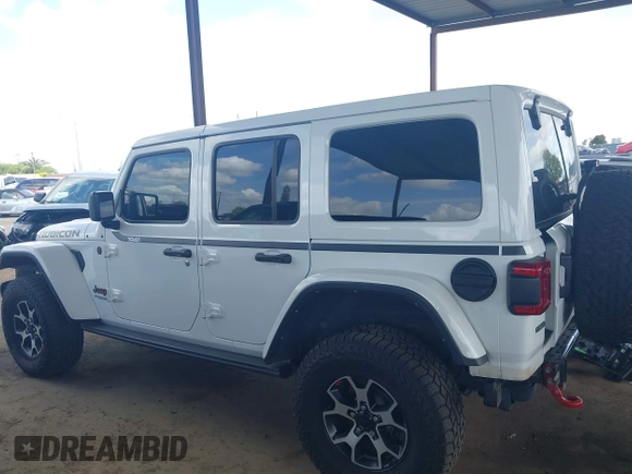 2022 Jeep Wrangler Unlimited Rubicon z VIN 1C4JJXFM6NW234295, wystawiony jako IAAI lot #41906475 z przebiegiem 47 546 mil mil oraz . Historia ofert i sprzedaży dostępna na DreamBid. Obrazek 15.