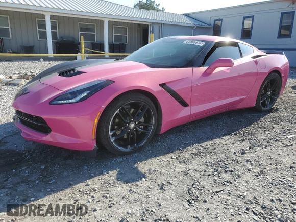 2019 Chevrolet Corvette 2LT with VIN 1G1YD2D71K5116381, listed as a Copart auction lot 82898874 with 72,045 mi miles and Salvage Title. Bid and sale history available at carsss.com. Image 1.