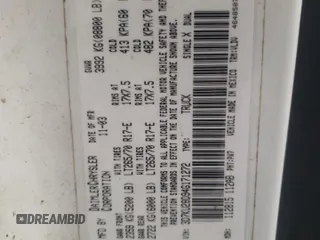 2004 Dodge 2500 SLT with VIN 3D7KU28D94G171272, listed as a Copart auction lot 70255984 with 323,371 mi miles and Salvage Title. Bid and sale history available at DreamBid. Image 13.
