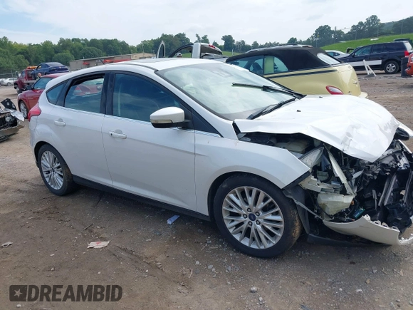 2015 Ford Focus Titanium with VIN 1FADP3N22FL365477, listed as a IAAI auction lot 37461727 with Not provided miles and . Bid and sale history available at DreamBid. Image 1.