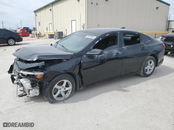 2016 Chevrolet Malibu LS with VIN 1G1ZB5ST6GF348133, listed as a Copart auction lot 48878635 with 0 mi miles and Clean Title. Bid and sale history available at carsss.com. Image 1.