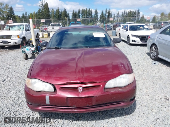 2001 Chevrolet Monte Carlo SS with VIN 2G1WX15K819340583, listed as a IAAI auction lot 42079082 with 123,213 mi miles. Bid and sale history available at carsss.com. Image 13.