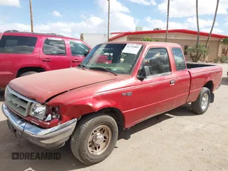 1997 Ford Ranger XLT with VIN 1FTCR14X4VPA61608, listed as a IAAI auction lot 41712805 with 165,097 mi miles. Bid and sale history available at carsss.com. Image 6.