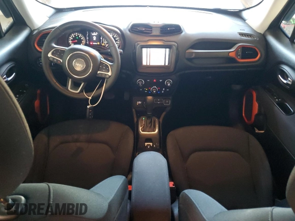 2018 Jeep Renegade Sport with VIN ZACCJBAB4JPH57193, listed as a Copart auction lot 57388075 with 189,413 mi miles and Salvage title. Bid and sale history available at DreamBid. Image 8.