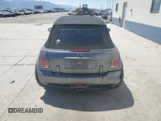 2006 MINI Convertible S with VIN WMWRH33526TL93755, listed as a Copart auction lot 57830835 with Not provided miles and Clean title. Bid and sale history available at DreamBid. Image 6.