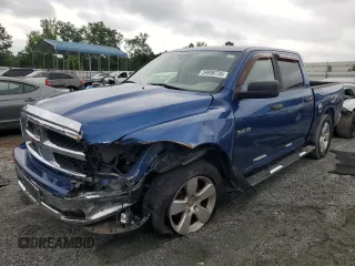 2009 Dodge 1500 SLT with VIN 1D3HB13P79S754517, listed as a Copart auction lot 59898735 with 175,575 mi miles and Salvage title. Bid and sale history available at DreamBid. Image 1.