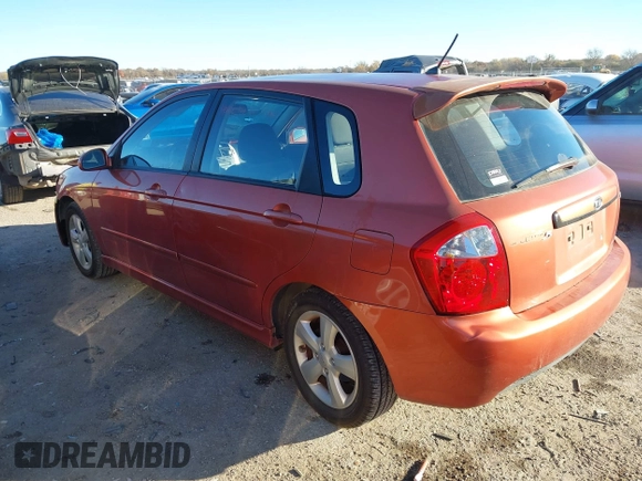2008 Kia Spectra with VIN KNAFE161985011785, listed as a IAAI auction lot 41076914 with 49,912 mi miles and . Bid and sale history available at DreamBid. Image 3.