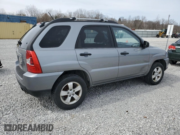 2010 Kia Sportage LX with VIN KNDKG3A45A7706946, listed as a Copart auction lot 50245845 with 111,884 mi miles and Salvage Title. Bid and sale history available at carsss.com. Image 3.