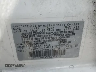 2021 Nissan Versa S with VIN 3N1CN8DV9ML896815, listed as a Copart auction lot 58724265 with 67,071 mi miles and Salvage title. Bid and sale history available at DreamBid. Image 13.