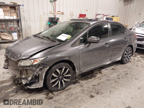 2015 Honda Civic EX-L with VIN 2HGFB2F96FH515130, listed as a IAAI auction lot 41624438 with 180,891 mi miles and . Bid and sale history available at DreamBid. Image 2.