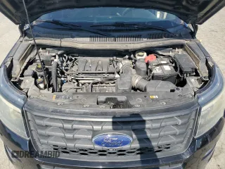 2017 Ford Police Interceptor Utility with VIN 1FM5K8AR5HGA24319, listed as a Copart auction lot 62778735 with 148,311 mi miles and Salvage title. Bid and sale history available at DreamBid. Image 12.