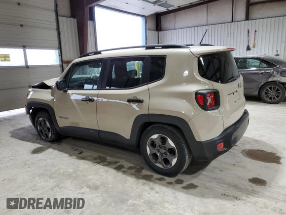 2015 Jeep Renegade Latitude with VIN ZACCJABH1FPC04716, listed as a Copart auction lot 45083715 with 102,045 mi miles and Salvage Title. Bid and sale history available at carsss.com. Image 2.