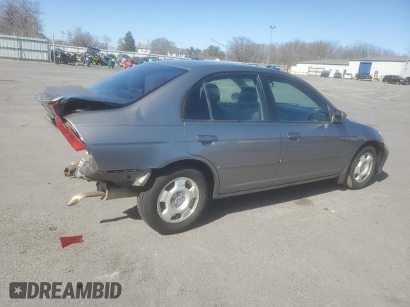 2005 Honda Civic with VIN JHMES96695S004767, listed as a Copart auction lot 49029805 with 130,882 mi miles and Salvage Title. Bid and sale history available at DreamBid. Image 3.