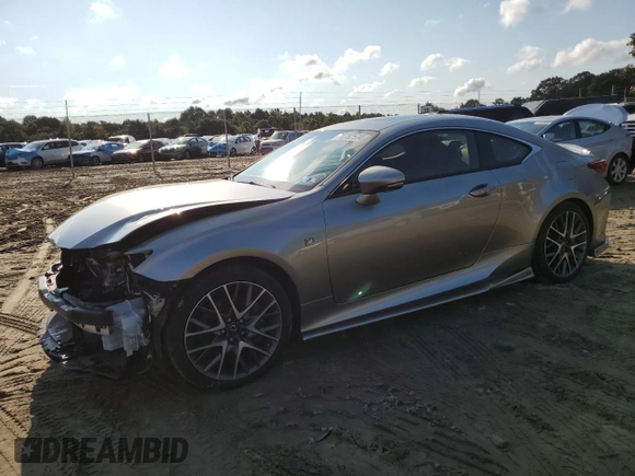 2017 Lexus RC with VIN JTHSM5BC4H5003210, listed as a Copart auction lot 70782574 with 38,545 mi miles and Salvage Title. Bid and sale history available at carsss.com. Image 1.