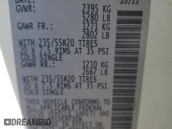 2023 Nissan Murano SV с VIN 5N1AZ2BS5PC110910, выставлен на аукционе Copart как лот 49446465 с пробегом Не указан миль и Списание • Salvage title. История ставок и продаж доступна на DreamBid. Изображение 15.