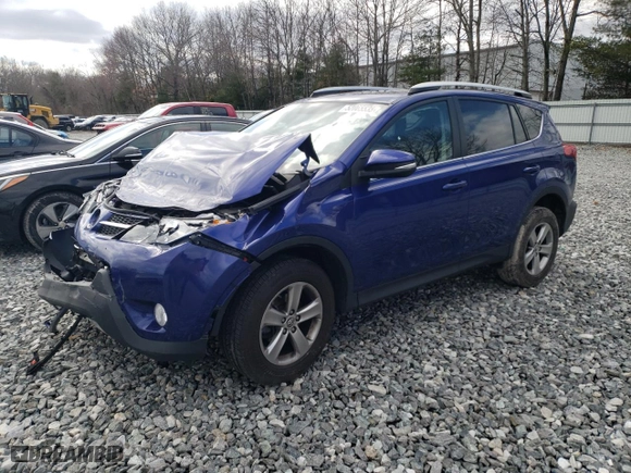 2015 Toyota RAV4 XLE with VIN 2T3RFREV1FW352328, listed as a Copart auction lot 52065535 with 0 mi miles and Clean Title. Bid and sale history available at carsss.com. Image 1.