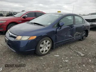 2006 Honda Civic LX z VIN 1HGFA16516L032092, wystawiony jako Copart lot #53724015 z przebiegiem 112 990 mil mil oraz Szkoda całkowita • Salvage title. Historia ofert i sprzedaży dostępna na DreamBid. Obrazek 1.