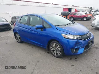 2015 Honda Fit EX-L z VIN 3HGGK5H85FM710258, wystawiony jako IAAI lot #41462569 z przebiegiem 83 957 mil mil oraz . Historia ofert i sprzedaży dostępna na DreamBid. Obrazek 1.