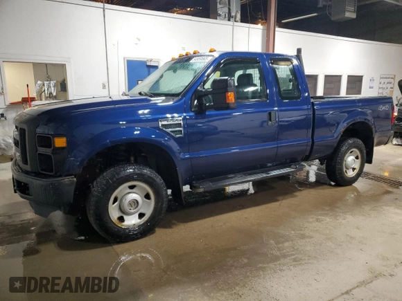 2008 Ford F-250 XL with VIN 1FTSX21558EC06634, listed as a Copart auction lot 54959565 with 265,722 mi miles and Clean title. Bid and sale history available at DreamBid. Image 1.