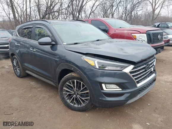 2021 Hyundai Tucson Sport with VIN KM8J3CAL9MU381508, listed as a IAAI auction lot 41538535 with 53,818 mi miles. Bid and sale history available at carsss.com. Image 1.