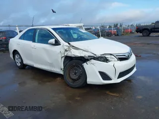 2012 Toyota Camry L with VIN 4T4BF1FKXCR190278, listed as a IAAI auction lot 41808646 with 136,684 mi miles. Bid and sale history available at carsss.com. Image 1.