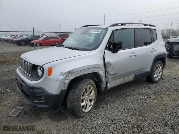 2018 Jeep Renegade Latitude with VIN ZACCJBBB0JPH74426, listed as a Copart auction lot 83240434 with NaN miles and Salvage Title. Bid and sale history available at carsss.com. Image 1.